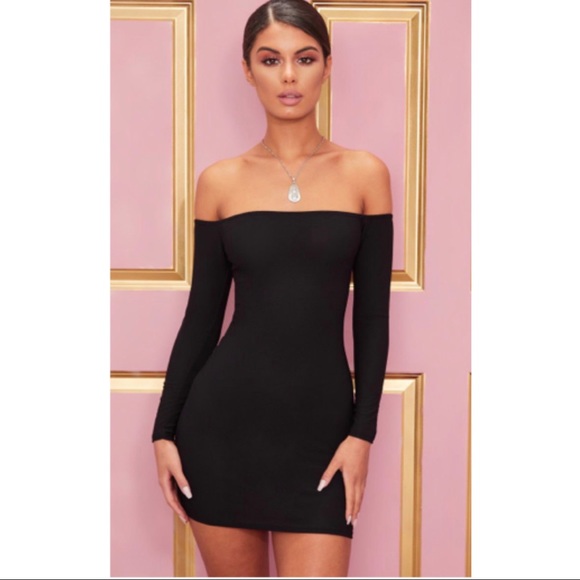 little black dress with thigh high boots